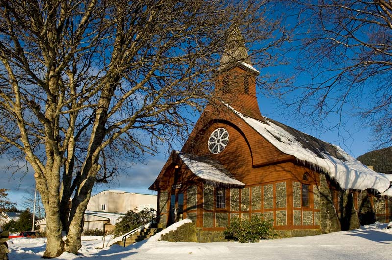 Saint Peter's by the Sea. A church located in Sitka Alaska